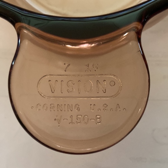 Vision Corning ware 7 19. Amber color. V-150-v - Picture 4 of 4
